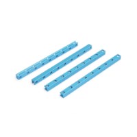 Aluminium profiel 0808-136  blauw   (4-set)