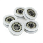 10 Stks/set 100 MM Universele Nylon Lager Katrol Wiel Vervanging Voor