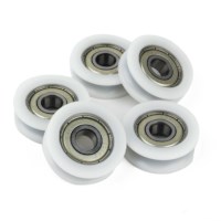 Nylon katrol met lager (set van 4)