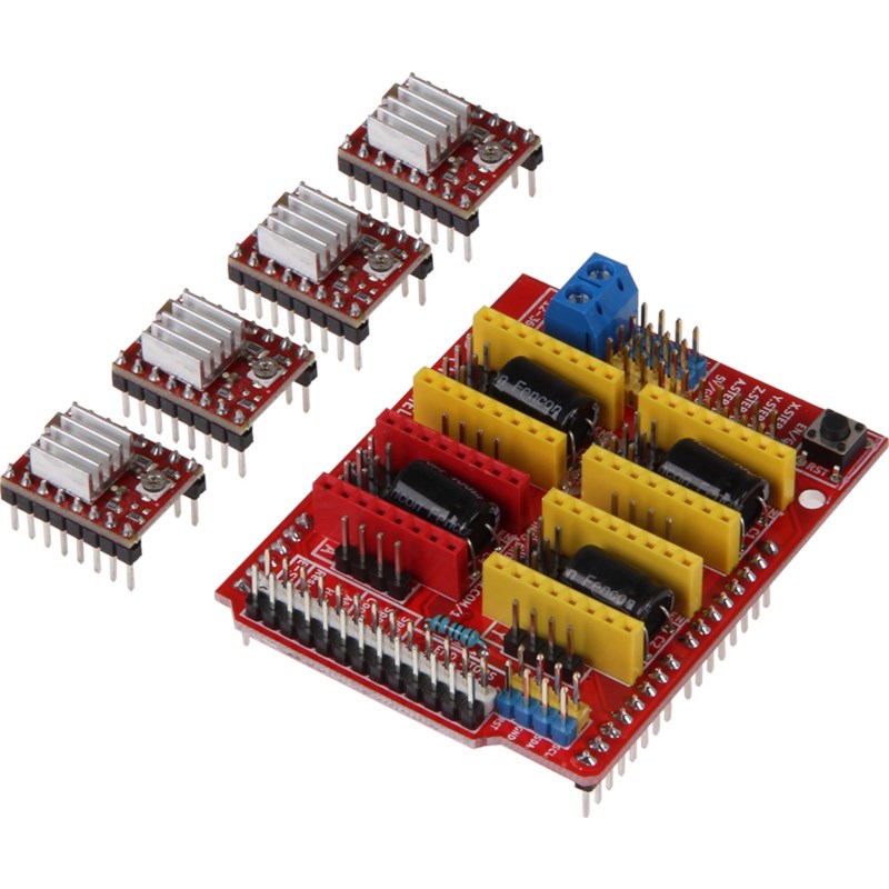 Arduino CNC controller board incl. motor drivers