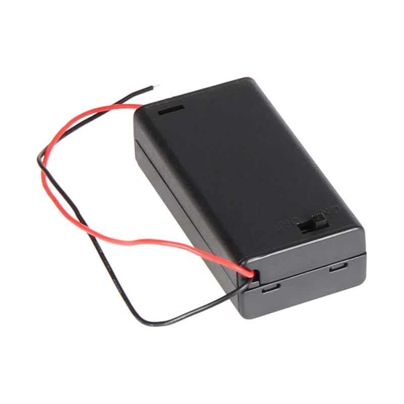 Joy-IT batterijhouder 2x AA incl. aan/uit schakelaar