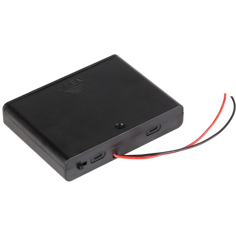 Joy-IT batterijhouder 6x AA incl. aan/uit schakelaar