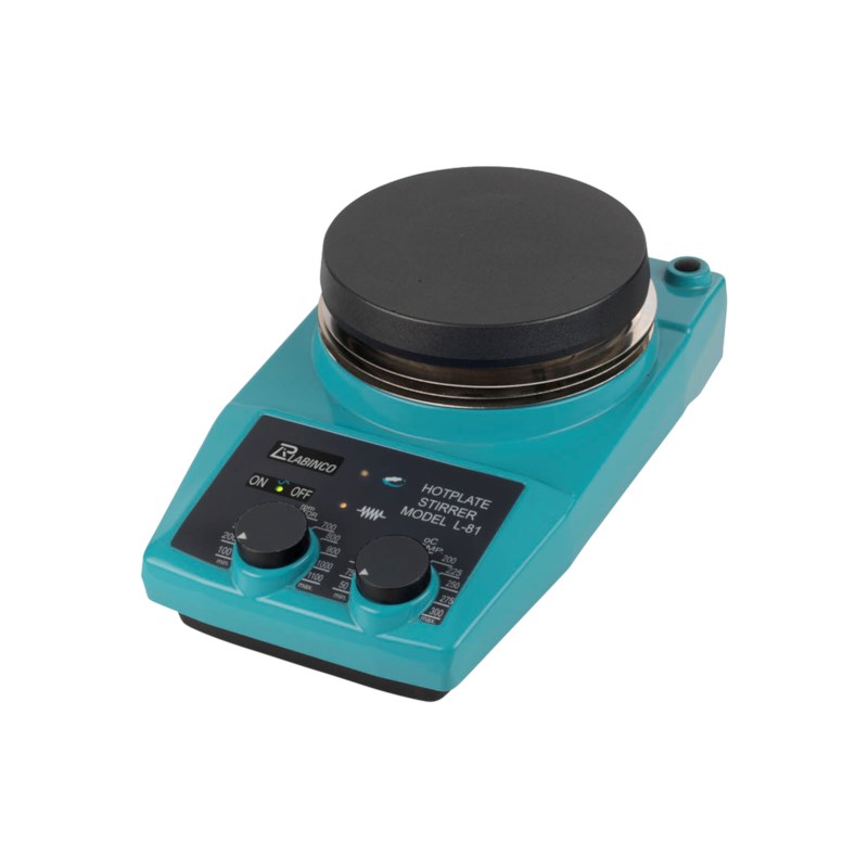Magneetroerder met verwarming L-81-R  / PTFE bovenplaat