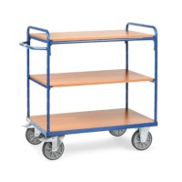 Etagewagen - 3 etages 850 x 500 mm zonder randen
