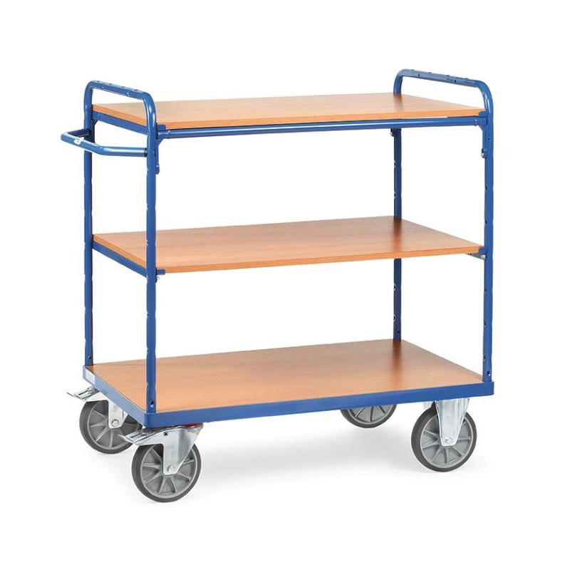 Etagewagen - 3 etages 850 x 500 mm zonder randen