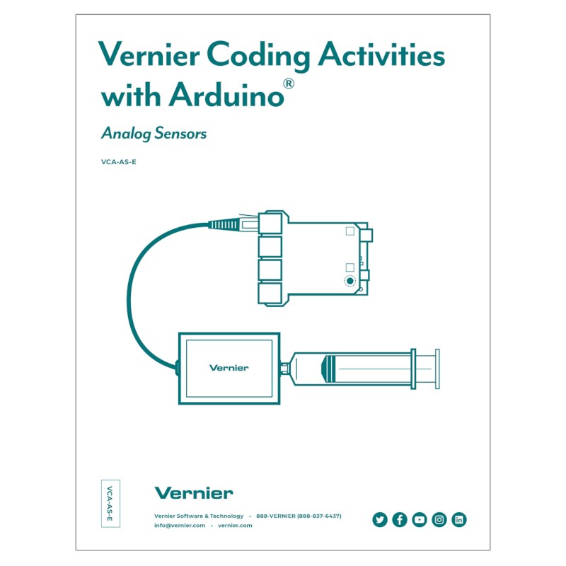 Vernier E-book: Coding Activities with Arduino® Analog Sensors (VCA-AS-E)
