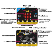Micro:bit 2 Single board computer excl. batterij-en houder