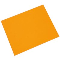 Acrylplaat transparant, Oranje 3 mm 20 x 25 cm