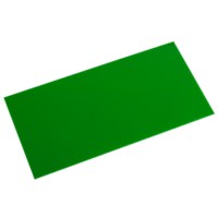 Acrylplaat niet transparant, Groen 3 mm 25 x 50 cm