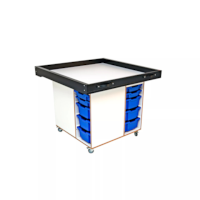 Halve Lego Wedstrijdtafel | Molenwiek | 122 x 122 cm | Hoogte 90 cm