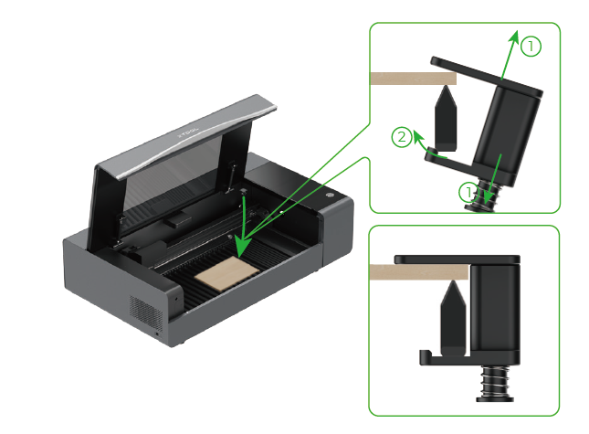 Materiaalklem xTool P2