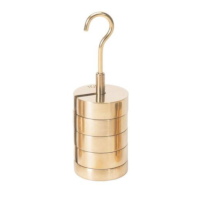 Schijfmassaset messing 5 x 100 g