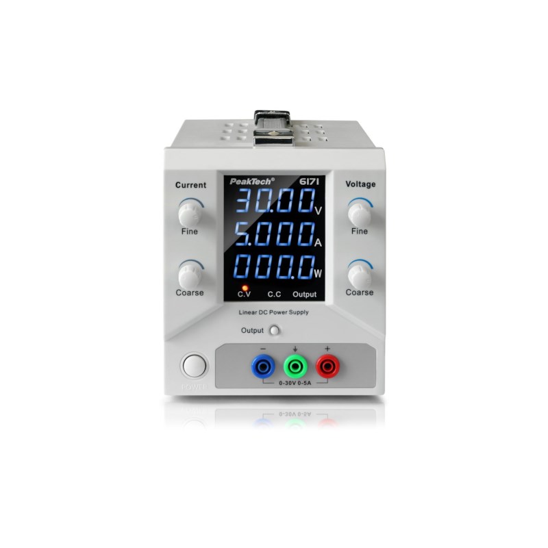 Digitale voeding 0 - 30 V/0 - 5 A DC