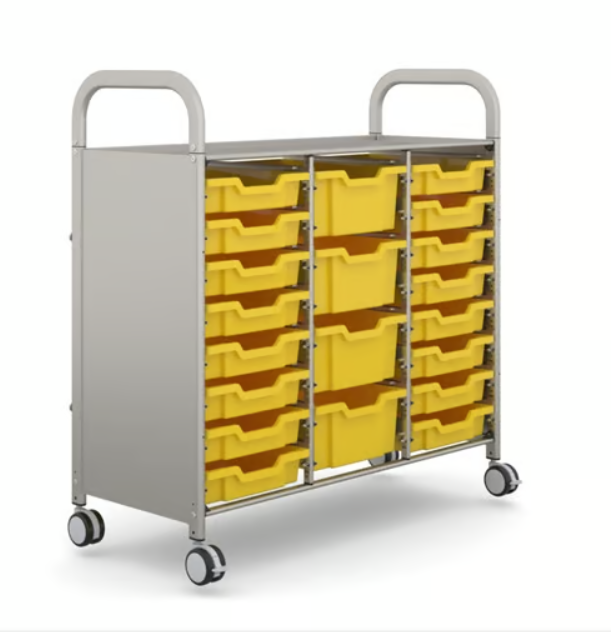 Gratnells Callero Plus Trolley 3 rijen - Sunshine Yellow (02)