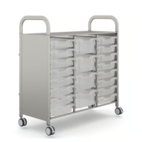 Gratnells Callero Plus Trolley 3 rijen - Translucent (20)