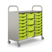 Gratnells Callero Plus Trolley 3 rijen - Lime Jolly (36)