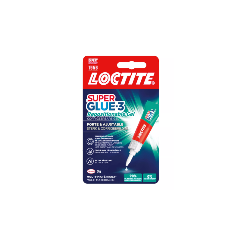 Loctite secondelijm Super Glue Pure Gel - 3 gr