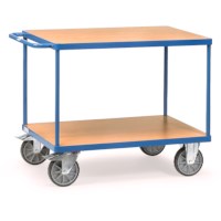 Zware tafelwagen met 2 etages - 850 x 500 mm