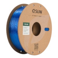  eSUN eTPU-95A Filament 1.75 mm clear blue 1 kg met spoel
