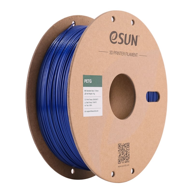 eSUN PETG Filament 1.75 mm solid blue 1 kg met spoel
