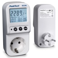 Energiemeter 0,1 W resolutie met verlicht display