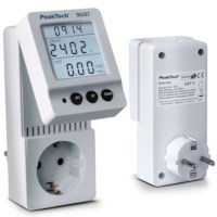 Energiemeter 0,1 W met verlicht kantelbaar display