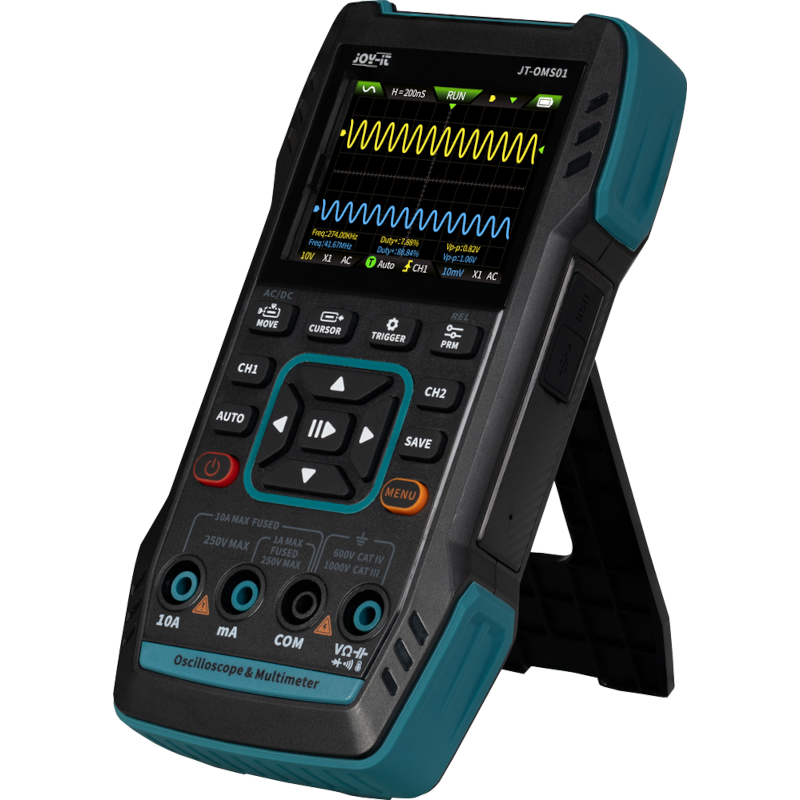 JOY-IT 3-in-1 Handheld oscilloscoop, multimeter & frequentiegenerator OMS01