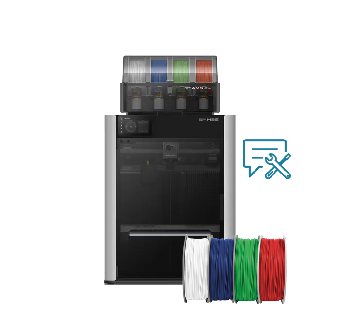 Bambu Lab H2S AMS Combo 3D printer startpakket