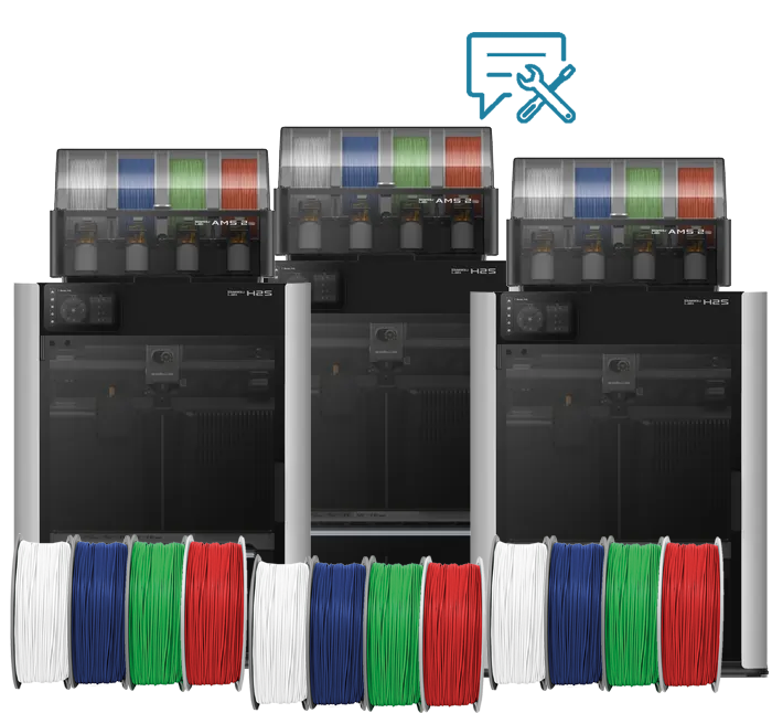  Bambu Lab H2S AMS Combo Startpluspakket -  3D printers - 3 stuks