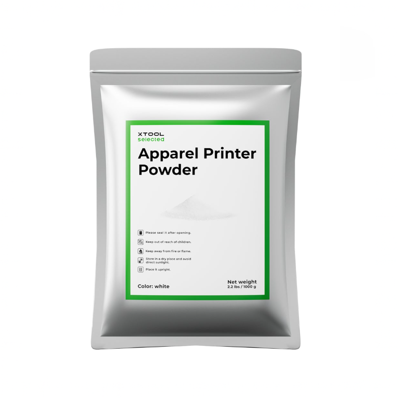 xTool Selected Apparel Printer Powder | 1 kg