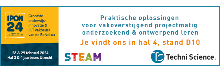 Techni Science ontmoet je op de IPON 2024